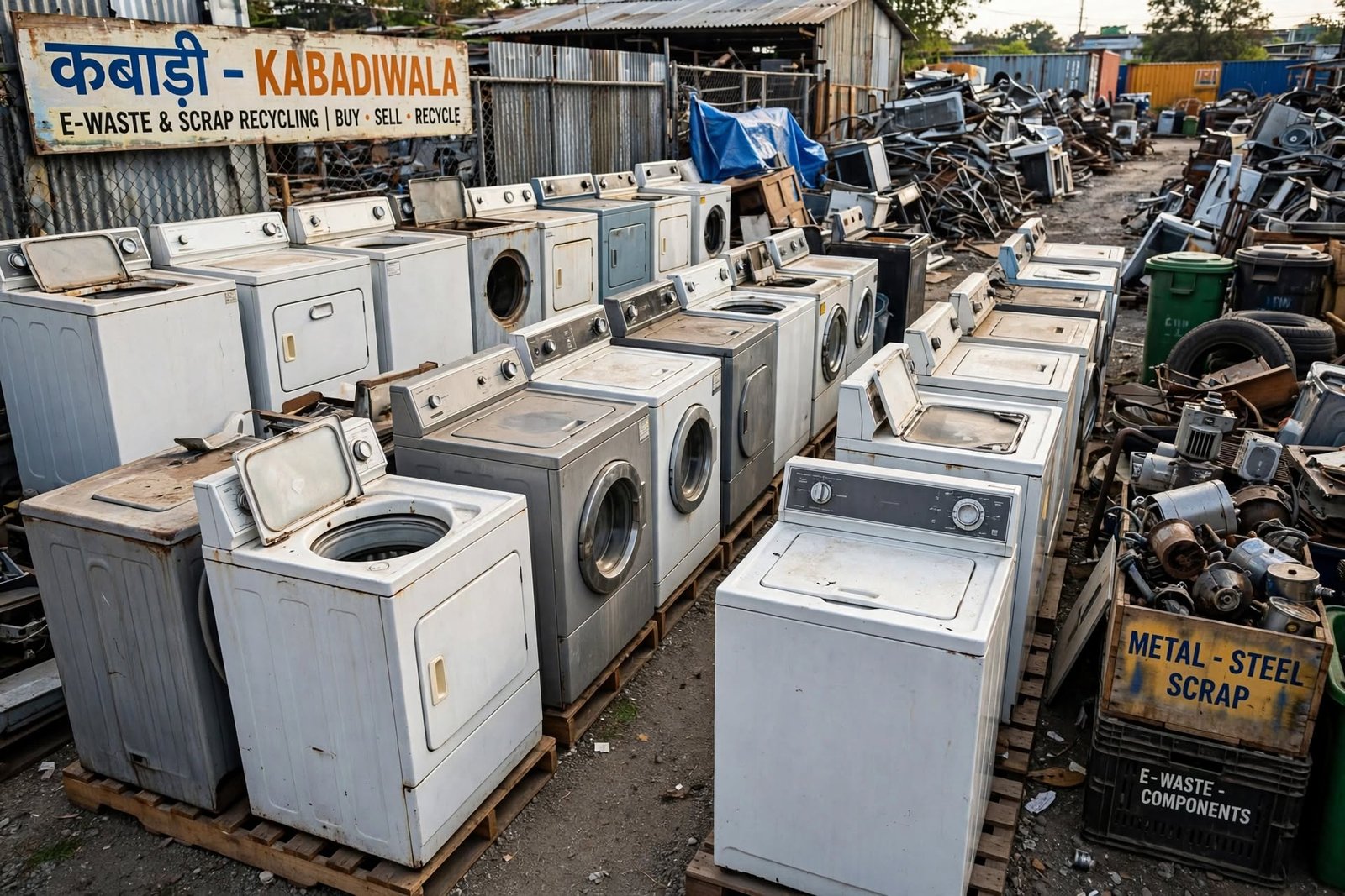 Washing machine scrap